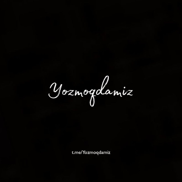 Yozmoqdamiz...