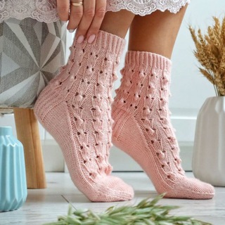 Вязаные носки | МК